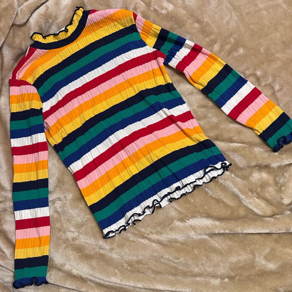 Multi Color Striped Long Sleeve